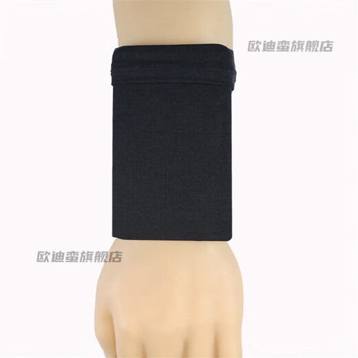 Luo Huodou mobile phone carry-on mobile phone wrist bag running mobile phone arm bag sports wrist bag outdoor cycling mobile phone bag black wrist bag S size