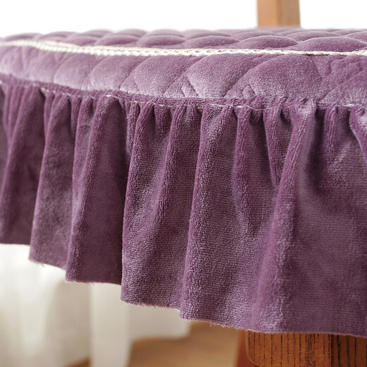 Frangomu cushion home dining chair cushion chair butt cushion winter thickened non-slip European dining table and chair cushion stool cover seat cushion Manbuyi - light green 43X45cm universal size single piece