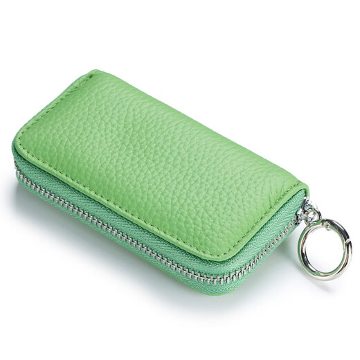 Кенгуру (KANGAROO), новая повседневная легкая сумка для ключей унисекс из натуральной кожи, модная многофункциональная домашняя сумка для ключей «два в одном», черная