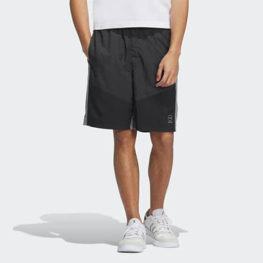 阿迪达斯 （adidas）裤子男装 春夏季新款ins潮时尚梭织工装裤跑步训练健身短裤 IP3883 L 建议155-175斤