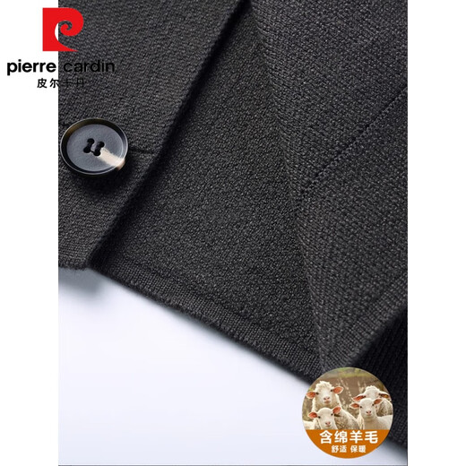 Pier Cardin Automne et hiver Nouveau pull cardigan masculin cardigan cardigan cardigan papa en laine tricot tricot de veste de veste pour hommes