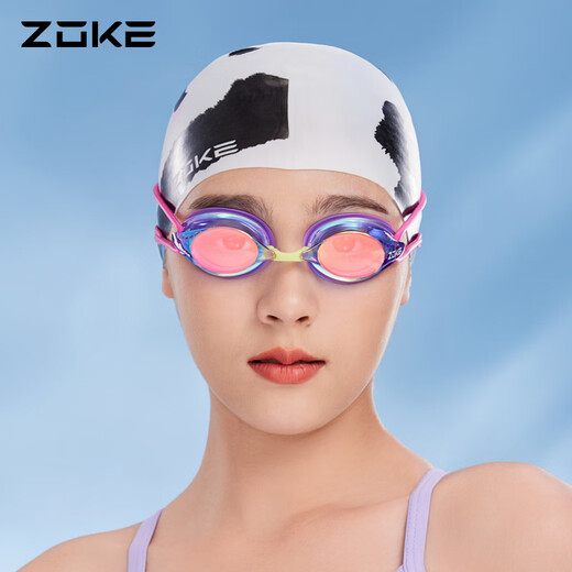 ZOKE adult swimming goggles HD coating anti-fog waterproof unisex training electroplated swimming goggles 622501211-9