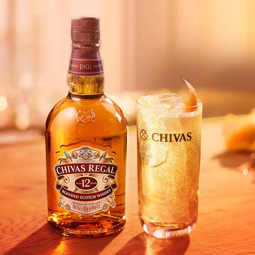 
Chivas Regal 12 years Scottish blended whiskey 1000ml*2 bottles Imported wine