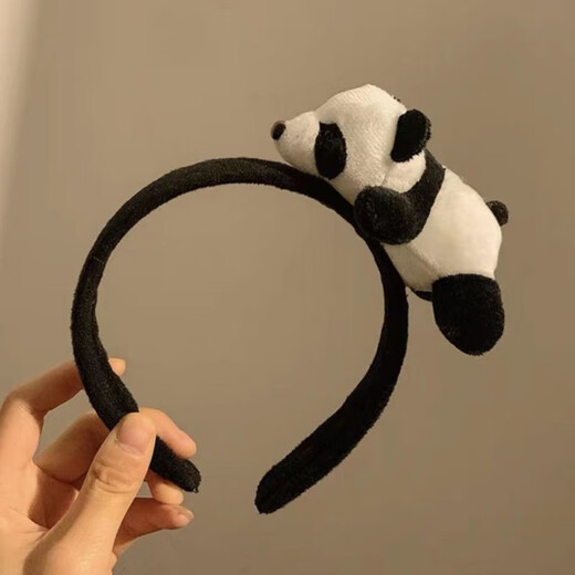 MUSIYU Cute Panda Doll Hairband Little Panda Headband Headband Washing Hairpin Hairpin Hairband Children Adult Hair Accessories Women Panda Hairband A22-301
