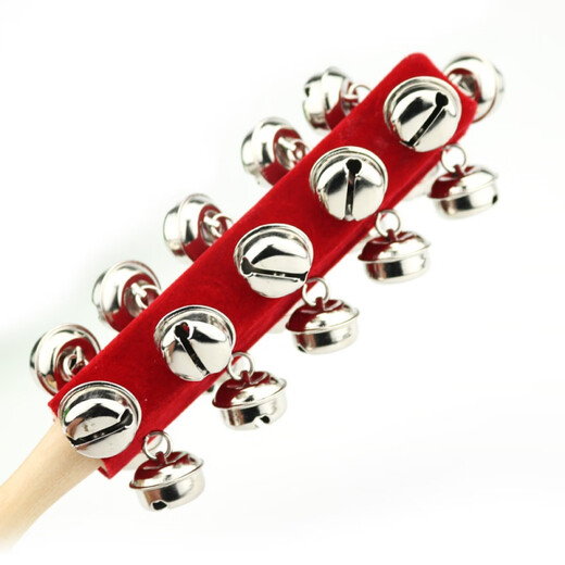YINFUY Orf Early Education Music Teaching Aids Children's Percussion Instruments Red Fleece Cloth 21 Ring Rod Ring Hand Ring Bracelet Bandstone Bandstone Bandstone Bandstone Bandstone