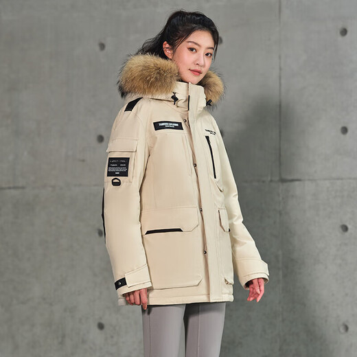 Tambor down jacket for men and women, short fur collar parka thickened warm jacket TF236579 Luoying meters 160