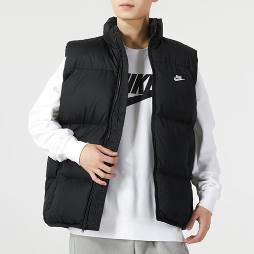 耐克（NIKE）棉服背心男装2025冬季户外跑步运动服防风保暖休闲马甲外套 FB7374-010 S