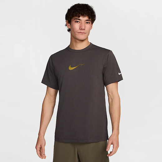 耐克（NIKE）男子AS M NK DF UV HYVERSE SS OPP2针织无领短T HV4882-299 2XL