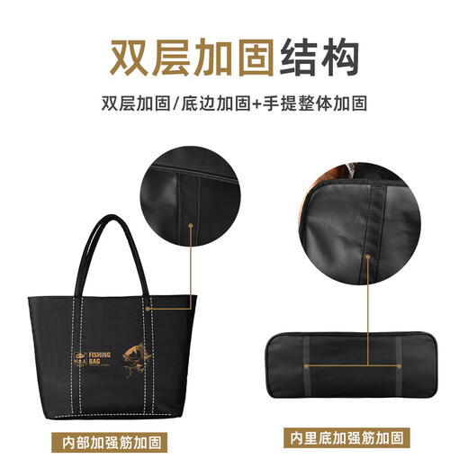 Fishing King Fishing King Tote Bag Multifunctional EVA Thickened Waterproof Storage Folding Fish Bag Fishing Protector Portable Fishing Gear Small Size