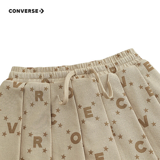 Converse children's clothing girls' skirt summer new children's pleated skirt with lining oatmeal color 155/61 recommended height 152-158cm