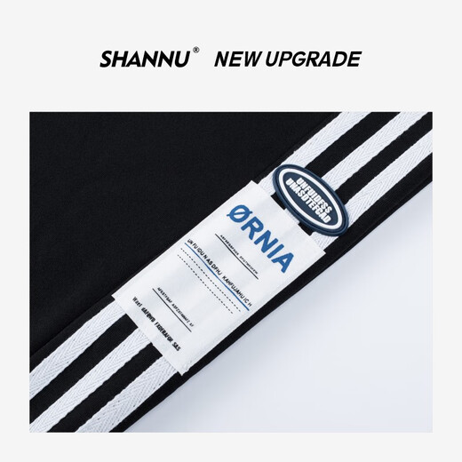 SHANNU American trousers men's autumn and winter velvet thickened casual sportswear straight trousers light gray XL