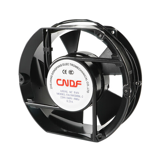 迈恻亦CNDF散热风扇12V轴流风机220V/380V散热器风扇24V4 5 6 8 9 12C TA-15051(方形) 380V