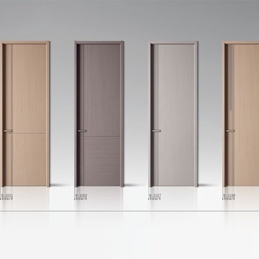 Meikejie Ecological Solid Wood Composite Door Paintless Bedroom Carbon Crystal Carbon Fiber Soundproof Room Study Customized Home Door Promotion (Full Set including Hardware) Style and Size Consult Customer Service Customization