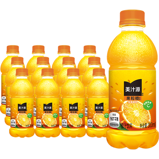 Coca-Cola Minute Maid Orange Orange Juice Drink 300ml*12 Bottles