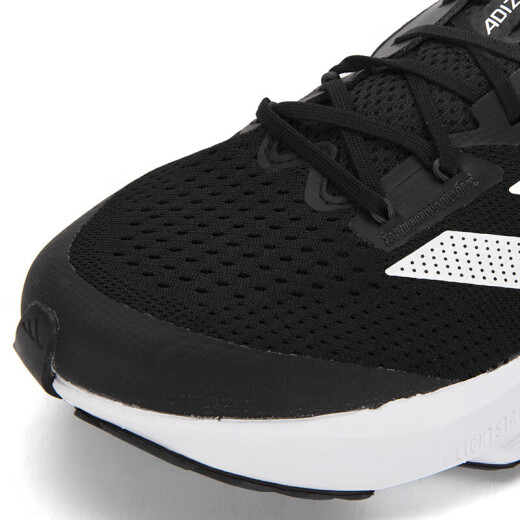 阿迪达斯 （adidas）跑步鞋男2025年夏季健身训练跑步缓震低帮轻便透气运动鞋ID2256 HQ1349/经典黑白 41