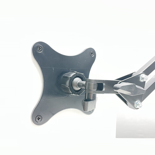 Budi 18-inch portable display universal mechanical arm bracket vesa extended horizontal and vertical secondary screen clip desktop metal elevated rack black universal cantilever 5.8-8.8cm mobile phone clip