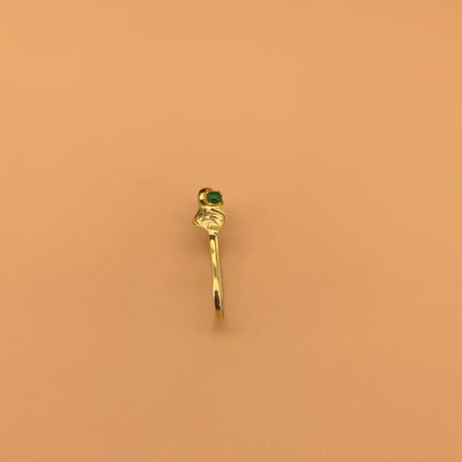 OEMG18K gold safety buckle clip buckle jade pendant buckle high-end inlaid air towing accessories special K gold buckle head does not fade No. 1 18k gold color