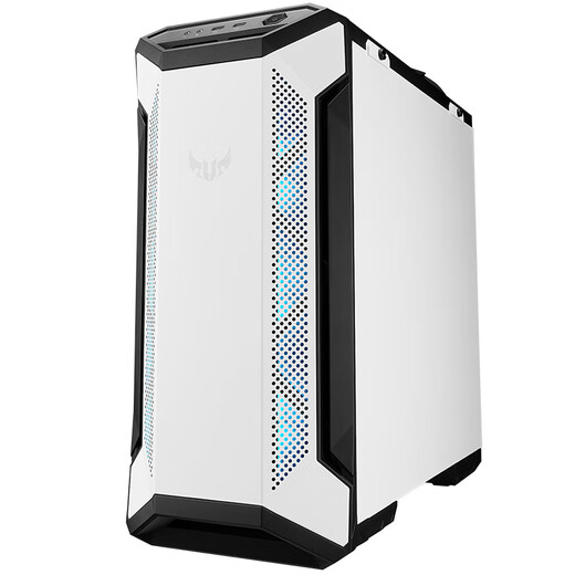 Chasis ASUS TUF GAMING GT501 negro/blanco compatible con placa base ATX/equipado con 3 sincronización de luz divina Chasis TUF GT501 blanco