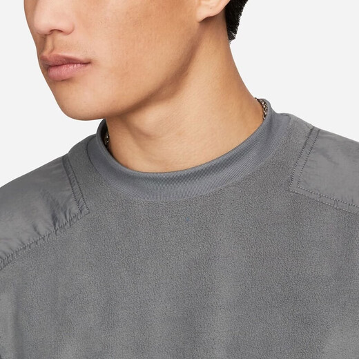 
Nike sweatshirt jacket men's winter new fleece sportswear warm casual round neck pullover top DD4855-068/Gray/Inner fleece 2XL/Suggested 180-190Jin[Jin equals 0.5 kg]