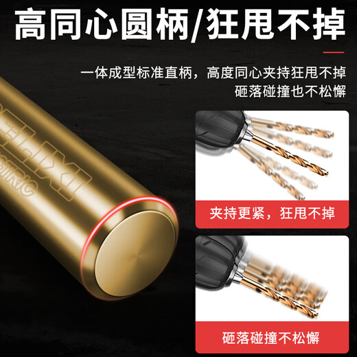 DELIXI ELECTRIC high hardness twist drill bit stainless steel alloy steel toughness high speed steel drilling DLX-042 4.0mm
