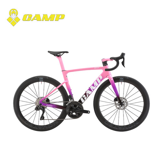 坎普（CAMP） SR7公路车碳纤维单车全隐藏式内走线综合车架赛车电子变速自行车 雅典黑 24速 490码 700C