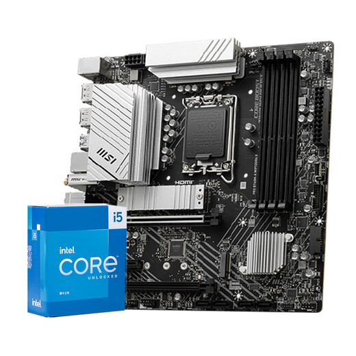 微星英特尔 酷睿 13代I5 搭 微星（MSI）B760 主板CPU套装迫击炮 板U套装 PRO B760M-A WIFI DDR4 II I5 13490F