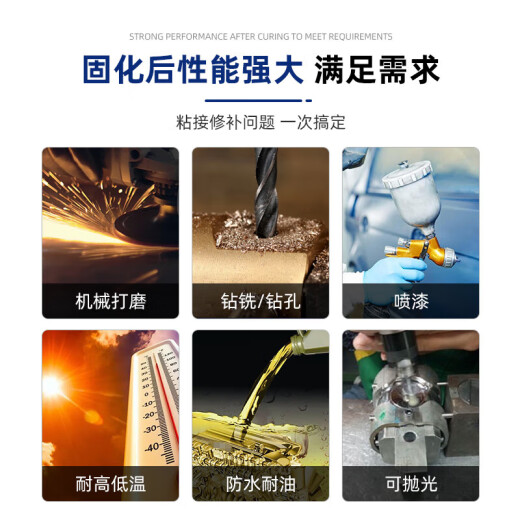 可赛新 TONSANTS737/747/757/767耐高温金属修补剂铸铁钢质工业铸件修复 TS747(250g/套)