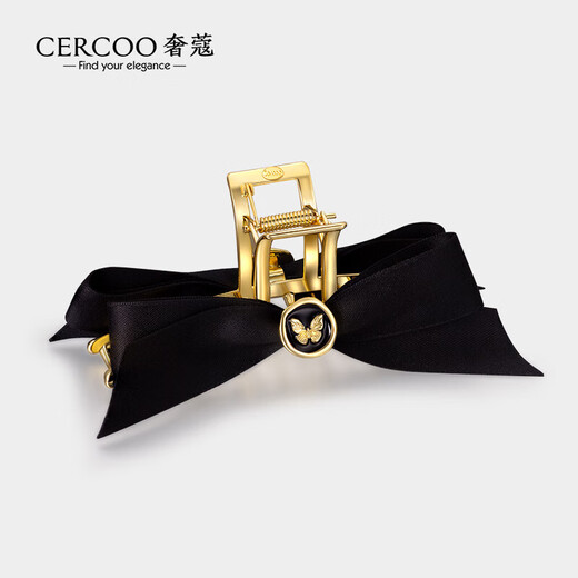 Cercoo (Cercoo) Butterfly Totem High-end Hair Clip with Hair Volume and Size, Bow Clip for Hair on the Back of the Head as a Gift for Girlfriend