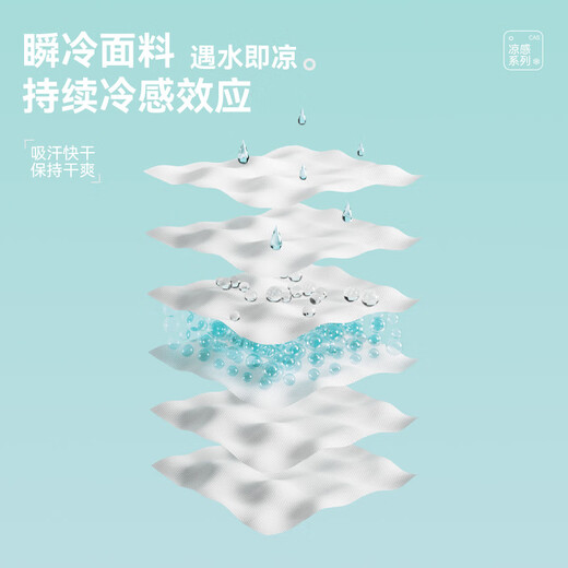 李宁（LI-NING）男女冷感毛巾羽毛球健身运动速干毛巾跑步篮球降温擦汗巾8135黑色