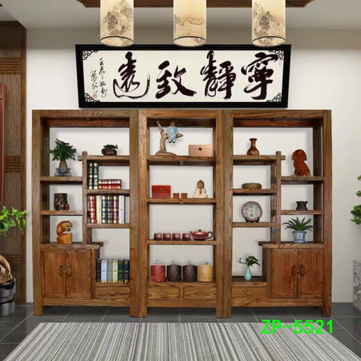 BEYZK书房背景布主播3d立体直播间背景墙简约中式直播视频拍照快手抖音 ZP-12370 2.5米宽+2.5米高(挂钩款)