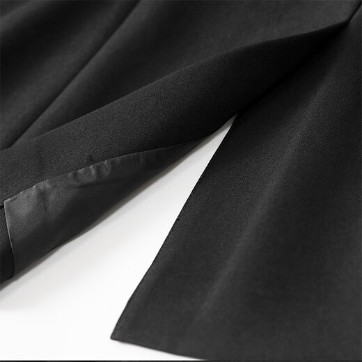 Shandubila Professional Commuting Suit Suit Women's Spring and Autumn Formal Suit Jacket Pants Interview Two-piece Set Black L