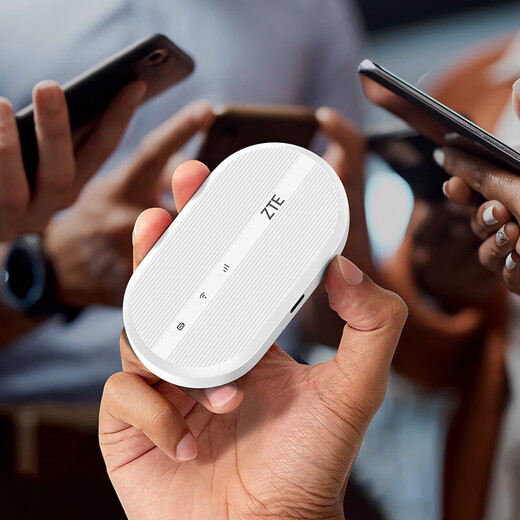 ZTE original portable wifi6 free 1500G 2025 model supports 5G 4G device card-free mobile accompanying wireless network card hotspot unlimited national general traffic portable cyan WiFi6 dual network switching flagship version