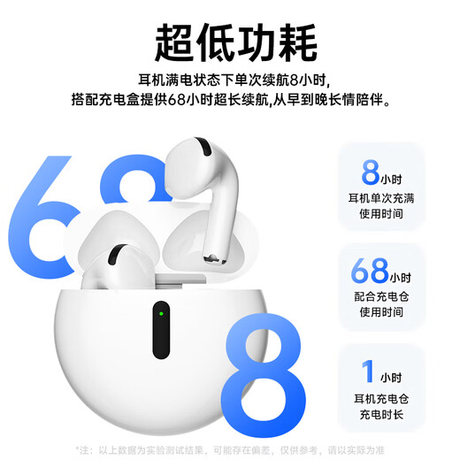 MICROKIA【柏林之声丨顶配版】蓝牙耳机适用华为苹果小米无线半入耳式红米k70pura70p60p50nova12/11/10mat 暖日白顶配款 【智能降噪/触控+长续航】