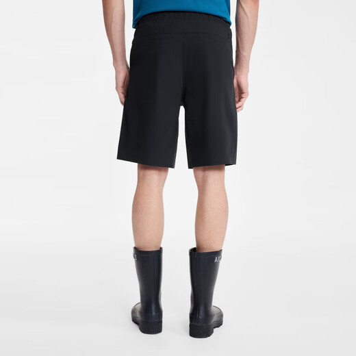 
AIGLE spring and summer classic UPF50+ UV anti-spraying instant cool sunscreen shorts men black AW692 42 (175/84A)