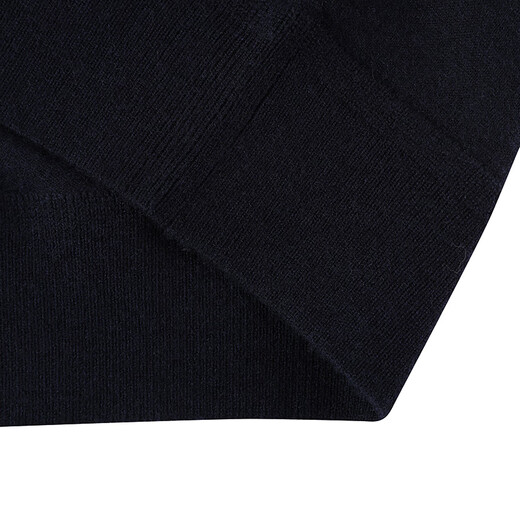 AQUASCUTUM/雅格狮丹秋冬新品男士保暖绵羊毛圆领针织衫Q4867EI071 深蓝色39 M
