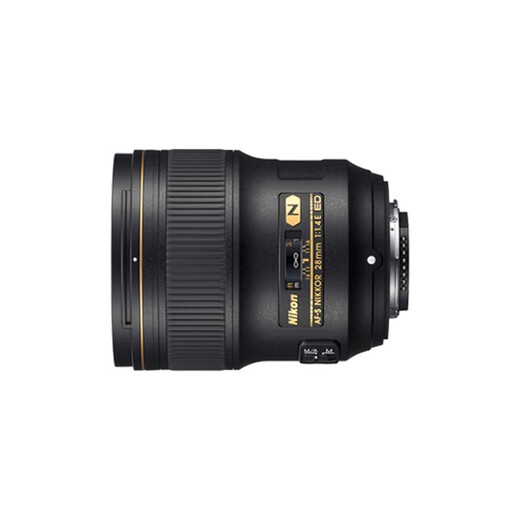 Nikon fixed focus large aperture lens 35mm/50/58/85/105/28mm portrait AF-s 28mm f/1.4E lens standard