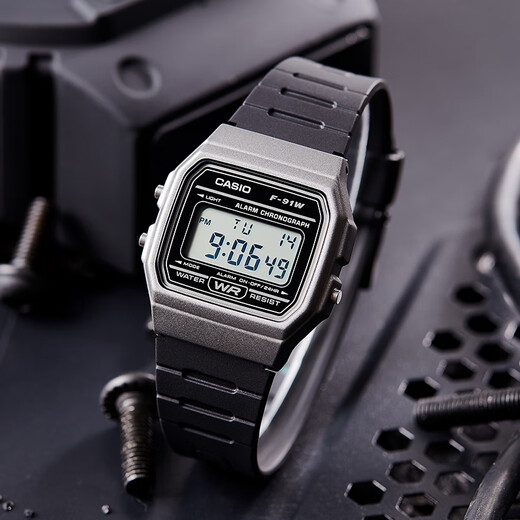 Casio watch men's retro small square big winner same style student sports simple waterproof watch F-91WM-1B (main recommendation)