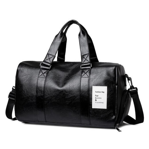 New crossbody bag men's bag handbag large capacity business trip shoulder bag men men and women carry bag leisure travel bag black