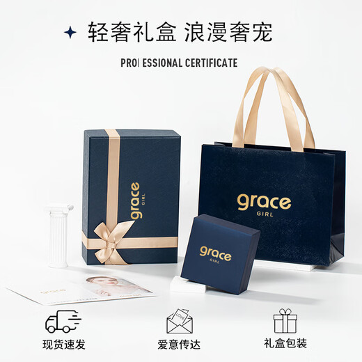 Grace Girl platinum bow necklace, feminine, high-end fashion jewelry, practical birthday gift for girlfriend and wife, platinum bow necklace