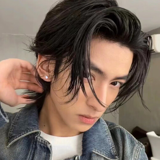 Mansheng silver ear clip for men, trendy and high-end, no piercing, no punching, fake earrings for women, unique magnetic ear bone clip, silver single