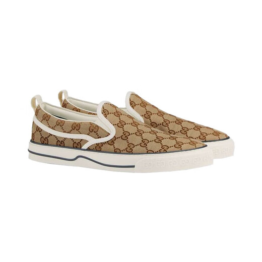 Gucci (GUCCI)/men's shoes GGTennis 1977 series lazy canvas shoes 643489 2HK30 9761 picture color pre-sale 9