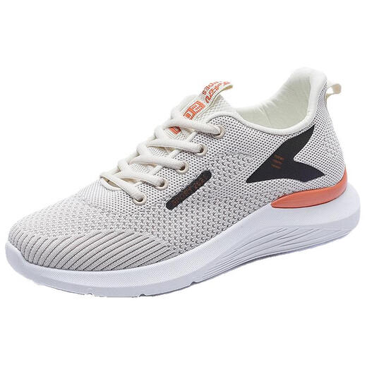 Chaussures féminines de taille brisée Hongxing 2025 Printemps et été Soft Sole non glissée Sports Chaussures Middle School Student Lightweight Women's Running Shoes G-H831 Black 36