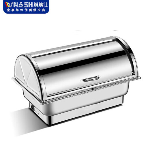 Venus stainless steel buffet stove digital display temperature adjustment transparent cover all-steel cover Buffy stove electric heating insulation stove