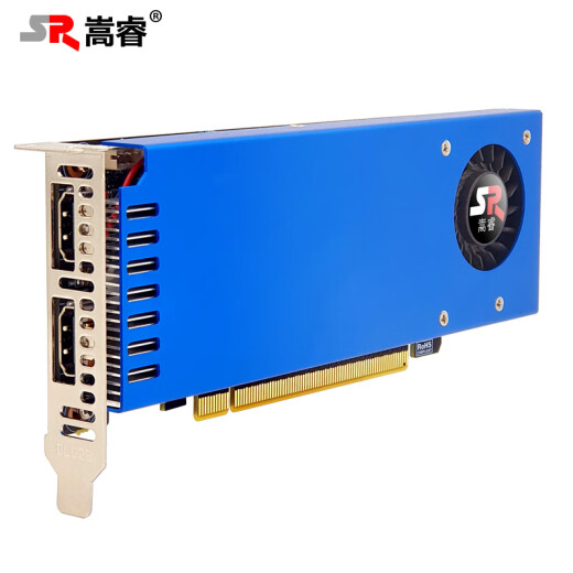 
Songrui Collection Half-Height Knife Card Graphics Card Brand New GTX1060/1050TI/1650/1030/RX550 Server Industrial Control All-in-One Mini Case OPS Computer Graphics Card 2 Screen GTX1060 6G Dual Screen Office Knife Card 2HDMI
