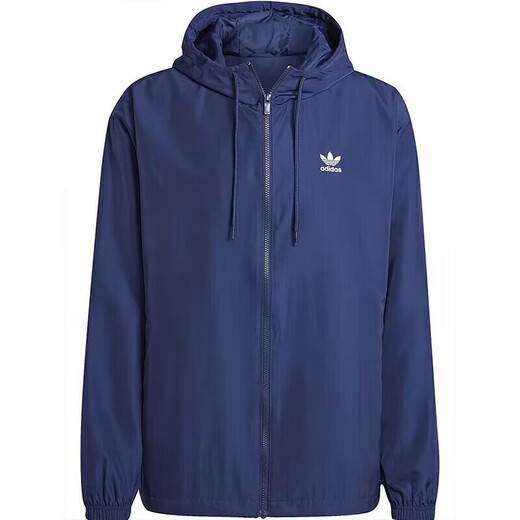 Adidas Clover Men's Jacket Autumn New Sports and Casual Fashion Jacket Woven Windproof Jacket IR9858 Blue M