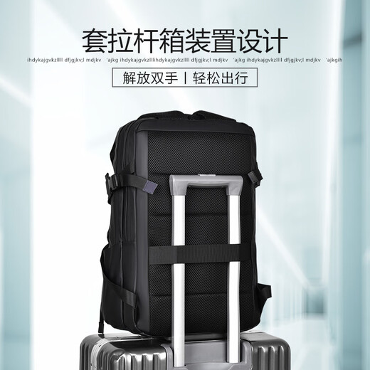 晴熙双肩包笔记本电脑包17.3英寸游戏本背包书包适用拯救者Y9000P枪神 黑色扩容【加绒全气囊】 17.3英寸