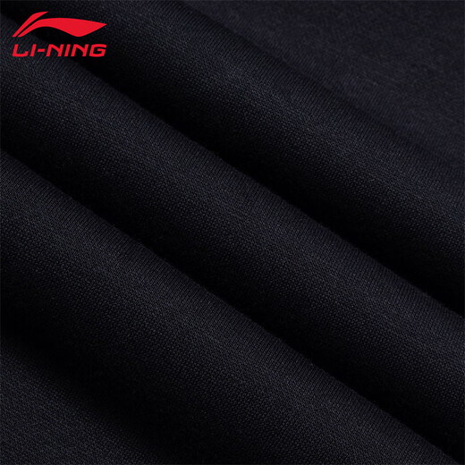 Li Ning Sports Pants Men's 2025 New Winter Loose Velvet Warm and Comfortable Sweatpants Casual Pants Running Sports Trousers Black - Straight - Velvet Take One Size Larger