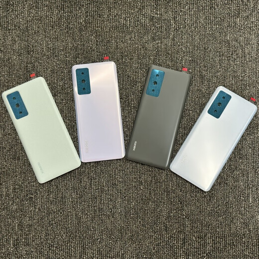 Xiaomi 12 Originaler hinterer Abdeckung Glas 12x hinteres Hülle Mobiltelefon Batterieabdeckung Reis 12s Außenhülle Reis 12Spro -Abdeckung Rice 12Pro/Spro zurück -Abdeckung Schwarz + Kein Rahmen