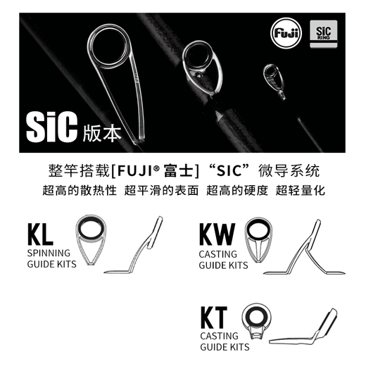 瀚诺HANO骨隼系列轻量化小锥度碳纤维握把旗舰虫竿黑坑野钓双节 2.03m 枪柄C682M-富士SIC版