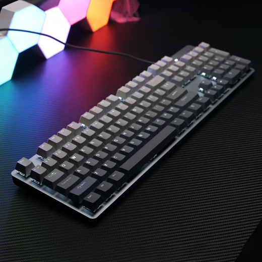 Logitech K845 Juego de teclado mecánico Eports E-Sports Wired Computer Office Office Keycap Versión de teclado personalizado Dé regalos para niños novia K845 Versión de gradiente de tinta Red Axis Rojo